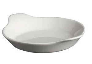 Titan Dish Ceramic Eared Round White Serving Tableware 5.5" (15cm) Pack Of 6 - Picture 1 of 6