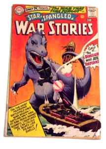 STAR SPANGLED WAR STORIES #123 GD + KONG VS GODZILLA! 1965 RUSS HEATH DINO COV. - Bild 1 von 2