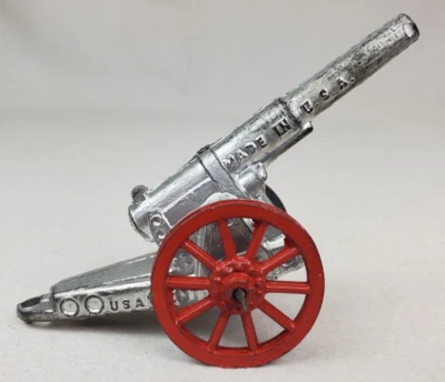 Cañón Barclay con Ruedas de Radios "Hecho en USA" 3" Largo Excelente Estado Foto 1 de 4