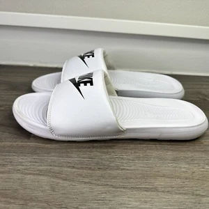 Nike Victori One Slides Mens Size 13 White Slip On Comfort Sandals CN9675-100 - Picture 1 of 8