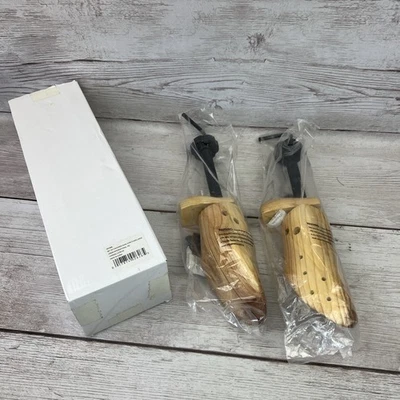 Pair Wooden Ladies Large Size 9-11 Shoe Tree Stretchers New Open Box Free Ship! - Image 1 of 4