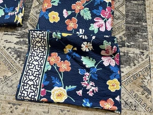 Vera Bradley Maybe Navy Full/Queen Size Quilt & 2 Shams-EUC - Picture 1 of 4