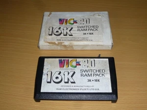 ***BOXED RAM ELECTRONICS COMMODORE VIC-20 16K SWITCHED RAM PACK 3K+16K*** - Picture 1 of 6