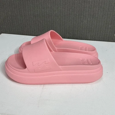 Sandalias de plataforma Billabong para mujer Cloud Cushion Slides rosa talla 8 mercurio Foto 1 de 4