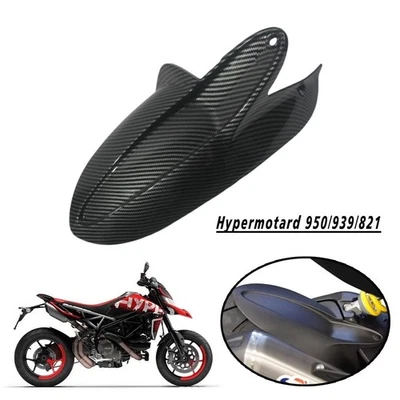 Carbon Fiber Rear Hugger Fender Fit For 2013+ Ducati 950 939 821 Monster1100 Foto 1 de 4