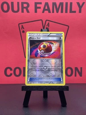 Repeat Ball Trainer 136/160 XY Primal Clash Pokemon TCG Reverse Holo Uncommon LP - Image 1 of 4