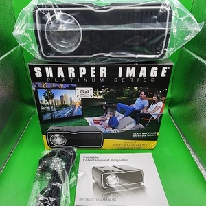 2017 Sharper Image Portable Projector 8" HDMI -display up to 64" - New - Picture 1 of 14