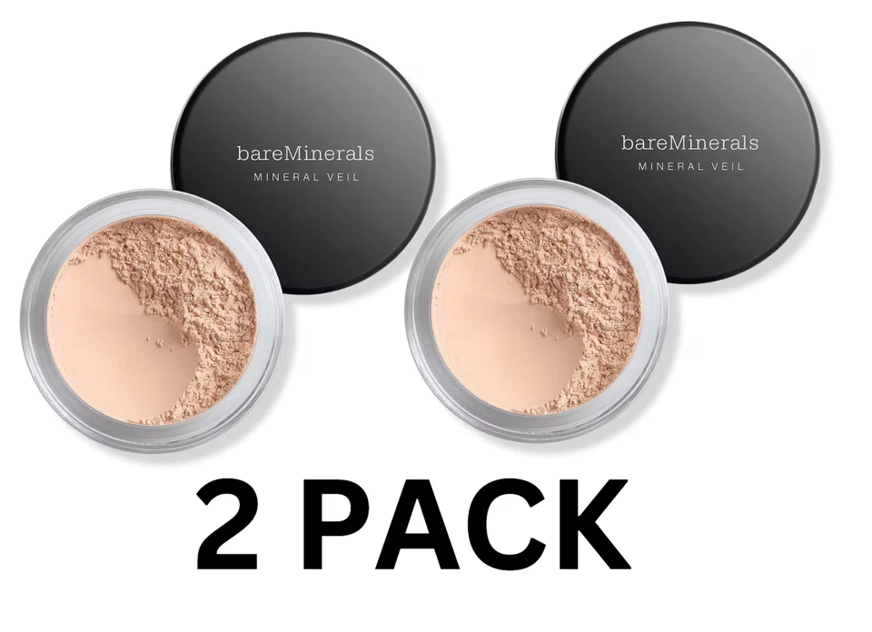 2 Pack BareMinerals Original Mineral Veil Translucent, 9g Each, NWOB - Image 1 of 3