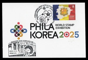 ANDORRA Correos 2025 Card - PHILAKOREA World Stamp Exhibition Special edition - Imagen 1 de 2