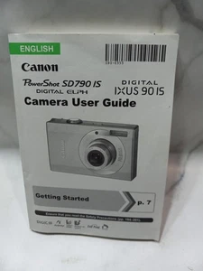 Cámara digital Canon Powershot SD790 IS manual de instrucciones del usuario Japón - Imagen 1 de 7