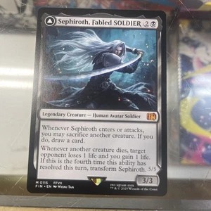 Sephiroth, Fabled SOLDIER Final Fantasy Regular with art card - Picture 1 of 3