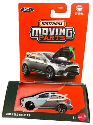 Matchbox 2018 Ford Focus RS MK3 Moving Parts 6/50 2025 1:64 Modellauto Spielzeug - Bild 1 von 4