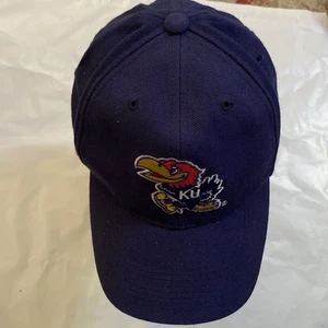 Vintage Ku Kansas University Jayhawks 7 1/8 eng anliegende Mütze - Bild 1 von 5