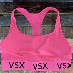 Victoria’s Secret Sport VSX Sports Bra Large Hot Pink - Picture 1 of 5