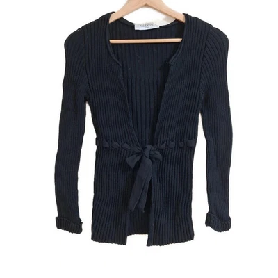 Auth VALENTINO ROMA - Black Women's Cardigan - Image 1 of 4