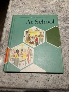 1965 At School, The Basic Social Studies Program, Teachers Edition, Hardcover - Picture 1 of 7