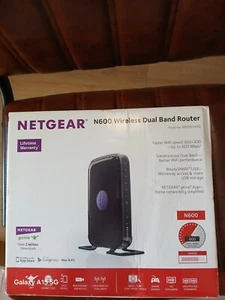 Netgear N600 Wireless Dual Band Wi-Fi Router WNDR3400 - New but open box - Afbeelding 1 van 2