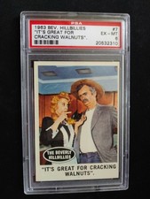1963 Topps Beverly Hillbillies Card # 7 "It's great for cracking walnuts (EX/NM)