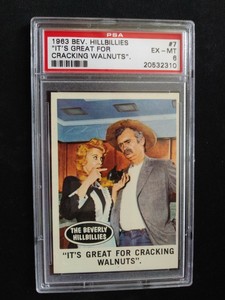 1963 Topps Beverly Hillbillies Card # 7 "It's great for cracking walnuts (EX/NM)