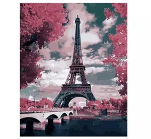 Paint by Numbers Kit - DIY Painting Kit - Gift Idea - Paris #1 - 3 Sizes - Picture 1 of 4