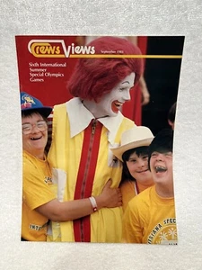 McDonald's Crews Views Magazin Sept 1983 - Intern Special Olympics Vintage RAR! - Bild 1 von 5