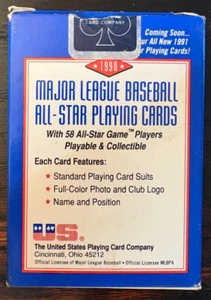 1990 U.S. Playing Cards All-Stars Sealed Complete Set Baseball Ken Griffey Jr. - Picture 1 of 3