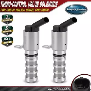 2x Solenoide de distribución de válvula variable de motor (VVT) para Chevy Malibu Cruze GMC Buick - Imagen 1 de 10