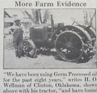 Dated Original 1938 Conoco Ad Photo Endorsed H O Wellman Clinton Oklahoma