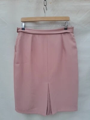 Falda Burberry vintage para mujer 34 pulgadas de ancho melocotón forrada a medida hecha en España UE 48 Foto 1 de 4