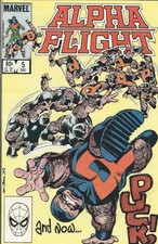 Alpha Flight Comic 5 Bronze Age First Print 1983 John Byrne Orzechowski Marvel
