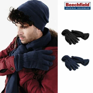 BEECHFIELD Suprafleece Thinsulate Gloves Thermal Winter Warm Hand Protection - Picture 1 of 4