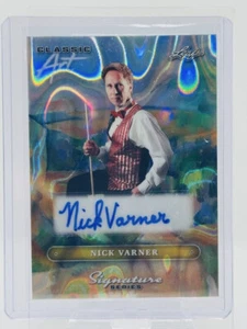 Autografo 2025 foglia firma Nick Varner arte classica biliardo biliardo 1/1 - Foto 1 di 2