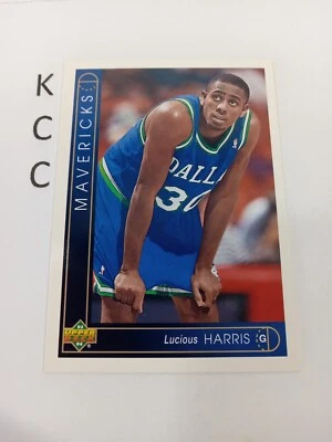 1993-94 Upper Deck - #393 Lucious Harris Dallas Mavericks - Image 1 of 2