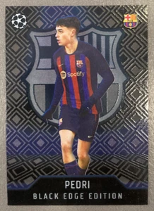 PEDRI 2022-23 TOPPS MATCH ATTAX BLACK EDGE EDITION - Picture 1 of 2