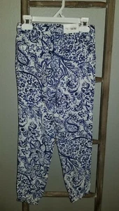 Gap Kids Floral Paisley Print Pants Jogger. Size Regular Medium  - Picture 1 of 10