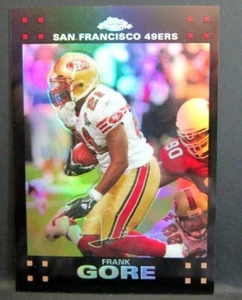 Frank Gore 2007 Topps Chrome REFRACTOR facsimile Auto#TC42!49ers RB GOAT HOF - Picture 1 of 2
