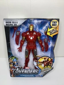 NEW Marvel Avengers Repulsor Strike Iron Man Mark VII 2011 Battle Sounds Figure - Picture 1 of 10