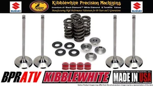 Suzuki RMZ250 RM-Z 250 Kibblewhite Intake Exhaust Valves RED Seals Ti Spring Kit - Picture 1 of 24