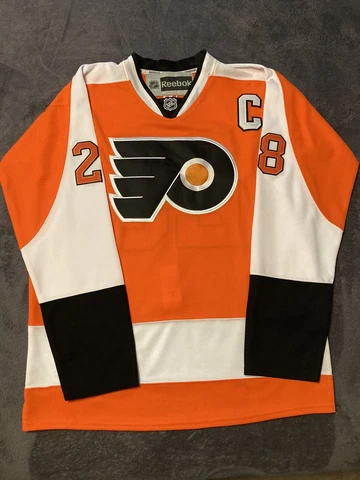 Claude Giroux Philadelphia Flyers Official Reebok Jersey - Orange Size 48 Cover