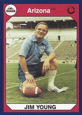 1990 Collegiate Collection Arizona Wildcats #47 Jim Young