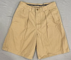 Polo Ralph Lauren Boys Shorts 14 Beige Khaki Bermuda 100% Cotton Preppy School - Picture 1 of 9