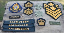 Vintage Canadian Military Patches Patch Lot Of 13 Very Nice Royal Canadian Navy 