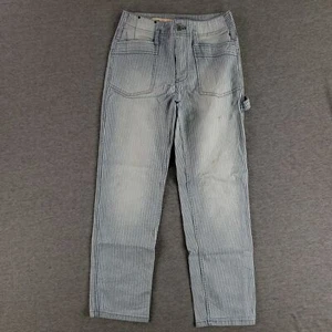 Anthropologie Pilcro Sz 25 Women's Jeans Carpenter Retro Striped Current - Picture 1 of 8
