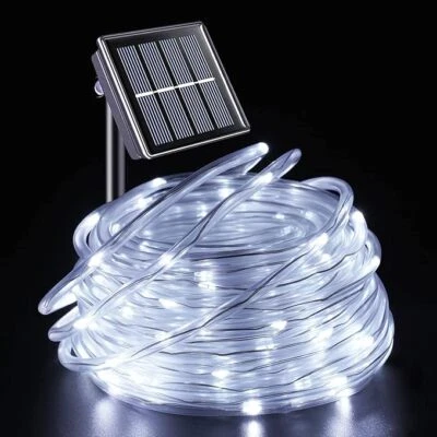104ft 300LED Solar Powered Rope Lights Tube Decor for Fence,Gazebo,Tree Garden - Image 1 of 4