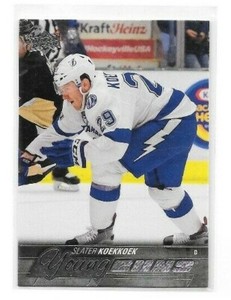 2015-2016 UPPER DECK HOCKEY YOUNG GUNS SLATER KOEKKOEK #224 PWE SHIP