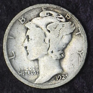 1925-D Mercury Silver Dime 10C - COINGIANTS - - Picture 1 of 2