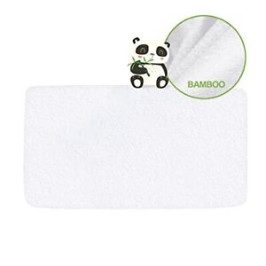 Waterproof Cot Bed Mattress Protector Bamboo Viscose Mattress Cover 60x120cm,