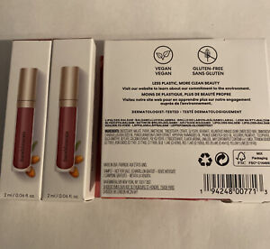 3 bareMinerals Mineralist SINCERITY Lip Gloss Balm 2 ml each New In Box