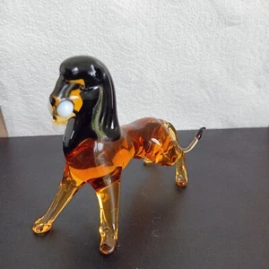 Glass lion figurine 1pc Ukraine handmade NEW 2025 - Picture 1 of 7