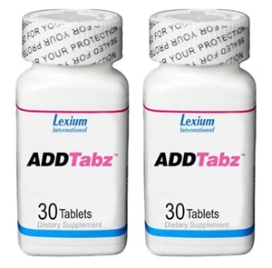 ADDTABZ (30 ct) Sale Is For 2 Bottles ADDTABZ new sealed Lexium - Picture 1 of 1